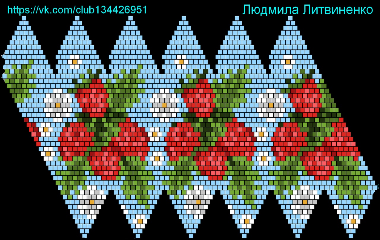 Мозаичное плетение бисером пасхальных яиц